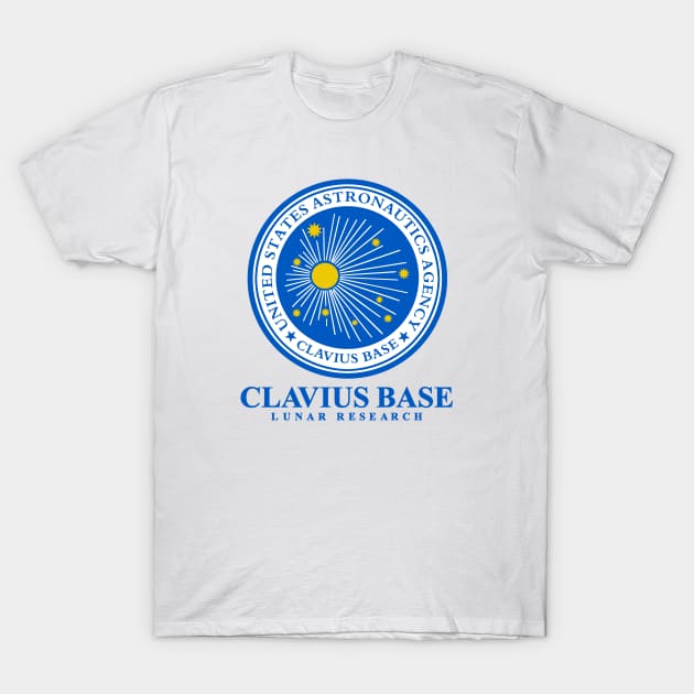 Clavius Base Lunar Research T-Shirt by Anthonny_Astros